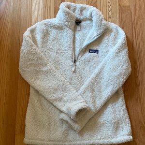 Ladies Sherpa pullover quarter zip